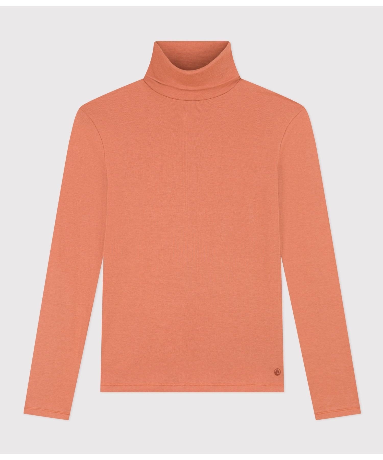 【プチバトー/PETIT BATEAU】のタートルネック長袖Tシャツ インテリア・キッズ・メンズ・レディースファッション・服の通販 founy(ファニー) 　ファッション　Fashion　レディースファッション　Fashion for Women　トップス・カットソー　Cut & Sew Tops　シャツ・ブラウス・オフィスカジュアル　Elegant Blouses & Button-Ups　ロングTシャツ・Tシャツ　Longline T-Shirts & Tees　タートルネック・ハイネックトップス　Turtlenecks & High-Neck Tops　おすすめ　Recommended / Our Picks　シンプル　Simple, Minimal　タートルネック　Turtleneck, High Neck　冬　Winter / This Winter　長袖　Long Sleeve, Full Sleeve　オレンジ|ID: prp329100004751114 ipo3291000000034354055