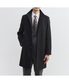 【タケオキクチ/TAKEO KIKUCHI / MEN】の【ウールカシミヤブレンド】ビーバー調 スタンドカラー コート 人気、トレンドファッション・服の通販 founy(ファニー) ファッション Fashion メンズファッション Fashion for Men エレガント 上品 Elegant スタンド Stand Collar, Upright Stand スマート Smart, Elegant スーツ Suit, Formalwear バランス Balance, Style Balance マフラー Scarf, Muffler 無地 Plain, Solid Color ビジネス 仕事 通勤 Business / Work / Commuting thumbnail ブラック|ID: prp329100004751324 ipo3291000000034776711