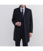 【タケオキクチ/TAKEO KIKUCHI / MEN】の【ウールカシミヤブレンド】ビーバー調 スタンドカラー コート 人気、トレンドファッション・服の通販 founy(ファニー) ファッション Fashion メンズファッション Fashion for Men エレガント 上品 Elegant スタンド Stand Collar, Upright Stand スマート Smart, Elegant スーツ Suit, Formalwear バランス Balance, Style Balance マフラー Scarf, Muffler 無地 Plain, Solid Color ビジネス 仕事 通勤 Business / Work / Commuting thumbnail ネイビー|ID: prp329100004751324 ipo3291000000034776713