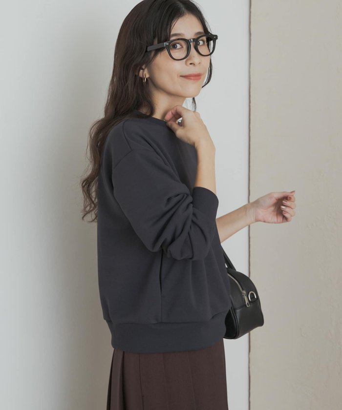 【アーバンリサーチ ドアーズ/URBAN RESEARCH DOORS】の速乾裏毛サイドポケットプルオーバー インテリア・キッズ・メンズ・レディースファッション・服の通販 founy(ファニー) https://founy.com/ ファッション Fashion レディースファッション Fashion for Women トップス・カットソー Cut & Sew Tops カジュアルプルオーバー・ニットトップス Pullovers & Knit Tops / Casual Pullovers 2025年 2025 2025-2026秋冬・A/W Autumn/Winter 2025–26 AW25–26 冬 Winter / This Winter ショート Short, Short Length シンプル Simple, Minimal バランス Balance, Style Balance ベーシック Basic, Essential ポケット Pocket, Pocket Detail ワイド Wide, Wide Fit 吸水 Absorbent, Quick-Dry A/W・秋冬 Autumn/Winter |ID: prp329100004751345 ipo3291000000034721069