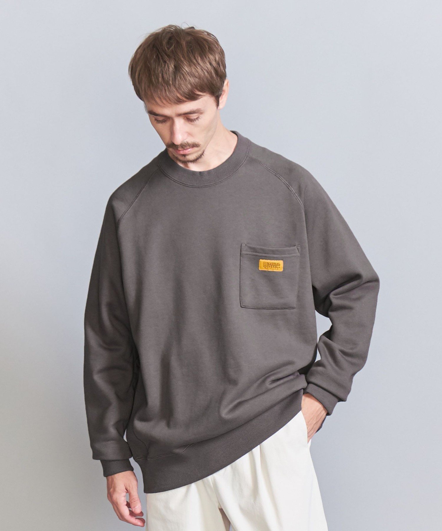 【ユナイテッドアローズ/UNITED ARROWS / MEN】の【別注】 UNIVERSAL OVERALL 1ポケット スウェット 人気、トレンドファッション・服の通販 founy(ファニー)  ファッション Fashion メンズファッション Fashion for Men インナー Innerwear スウェット / スエット Sweatshirt, Sweatwear 定番 Standard, Basic Item 人気 Popular, Best Seller ポケット Pocket, Pocket Detail 別注 Limited Edition, Custom Order ワーク Workwear, Utility Style アウトレット Outlet / Clearance  other-1|ID: prp329100004751359 ipo3291000000034356331