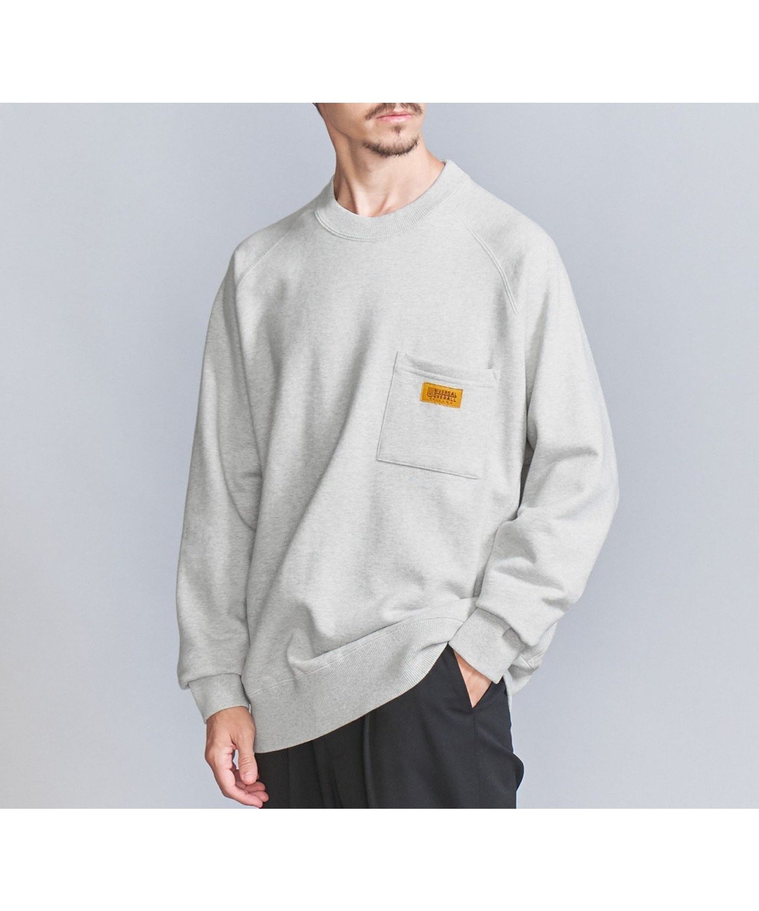 【ユナイテッドアローズ/UNITED ARROWS / MEN】の【別注】 UNIVERSAL OVERALL 1ポケット スウェット インテリア・キッズ・メンズ・レディースファッション・服の通販 founy(ファニー)  ファッション Fashion メンズファッション Fashion for Men インナー Innerwear スウェット / スエット Sweatshirt, Sweatwear 定番 Standard, Basic Item 人気 Popular, Best Seller ポケット Pocket, Pocket Detail 別注 Limited Edition, Custom Order ワーク Workwear, Utility Style アウトレット Outlet / Clearance MD.GRAY|ID: prp329100004751359 ipo3291000000034356335