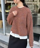 【アンドミー/andme】のショート丈 ミックスカラー 長袖 ニット トップス 人気、トレンドファッション・服の通販 founy(ファニー) ファッション Fashion レディースファッション Fashion for Women トップス・カットソー Cut & Sew Tops ニット Knit Tops & Sweaters アクリル Acrylic Material エアリー Airy Texture クロップド Cropped, Short Length ショート Short, Short Length バランス Balance, Style Balance ミックス Mix, Mixed Style 畦 Ribbed Knit 長袖 Long Sleeve, Full Sleeve thumbnail オレンジ|ID: prp329100004751424 ipo3291000000034789977