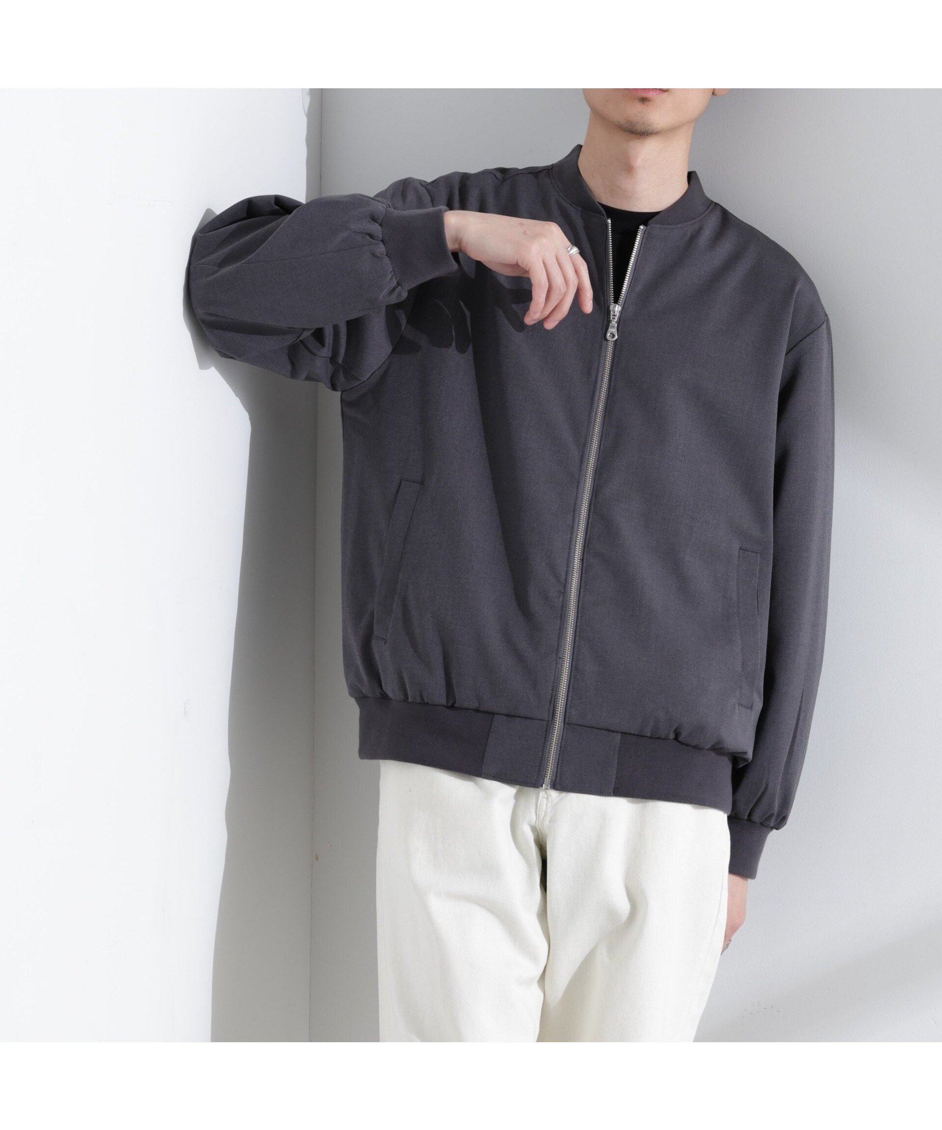 【ナノ ユニバース/nano universe / MEN】のTRインタックMA-1 インテリア・キッズ・メンズ・レディースファッション・服の通販 founy(ファニー)  ファッション Fashion メンズファッション Fashion for Men インナー Innerwear ウォッシャブル Machine Washable 春 Spring シンプル Simple, Minimal ストレッチ Stretch, Stretchy Fabric スラックス Slacks, Dress Pants デニム Denim, Jeans Material バルーン Balloon, Balloon Silhouette 羽織 Haori, Light Jacket ルーズ Loose, Oversized ワイド Wide, Wide Fit 冬 Winter / This Winter アウトレット Outlet / Clearance おすすめ Recommended / Our Picks エレガント 上品 Elegant 2025年 2025 2025春夏・S/S Spring/Summer 2025 SS25 グレー|ID: prp329100004751428 ipo3291000000034357280