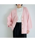 【アダム エ ロペ/ADAM ET ROPE'】のトライアングルボタンミドルカーディガン 人気、トレンドファッション・服の通販 founy(ファニー) ファッション Fashion レディースファッション Fashion for Women トップス・カットソー Cut & Sew Tops カーディガン・羽織り Layered Style Cardigans 春 Spring 秋 Autumn カーディガン Cardigan, Knitwear デニム Denim, Jeans Material トライアングル Triangle, Triangular Shape なめらか Smooth, Silky Texture バランス Balance, Style Balance ボトム Bottoms, Lower Wear ミドル Middle Length, Mid Height A/W・秋冬 Autumn/Winter おすすめ Recommended / Our Picks 2025年 2025 2025-2026秋冬・A/W Autumn/Winter 2025–26 AW25–26 thumbnail ピンク系(65)|ID: prp329100004751446 ipo3291000000034896624