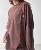 【アズノウアズ プラス/AS KNOW AS plus】の♪ポケット付き コットンシンプルロンT 人気、トレンドファッション・服の通販 founy(ファニー) ファッション Fashion レディースファッション Fashion for Women トップス・カットソー Cut & Sew Tops ロングTシャツ・Tシャツ Longline T-Shirts & Tees インナー Innerwear サロペット Overalls, Salopette シンプル Simple, Minimal 長袖 Long Sleeve, Full Sleeve バランス Balance, Style Balance ビスチェ Bustier, Corset Top ベスト Vest, Waistcoat ポケット Pocket, Pocket Detail 再入荷 Restock / Back in Stock thumbnail ブラウン|ID: prp329100004751469 ipo3291000000034498533