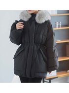 【スナイデル/SNIDEL】の【WEB限定カラーあり】西川フードファーミドルダウン BLK[009]|ID:prp329100004751473