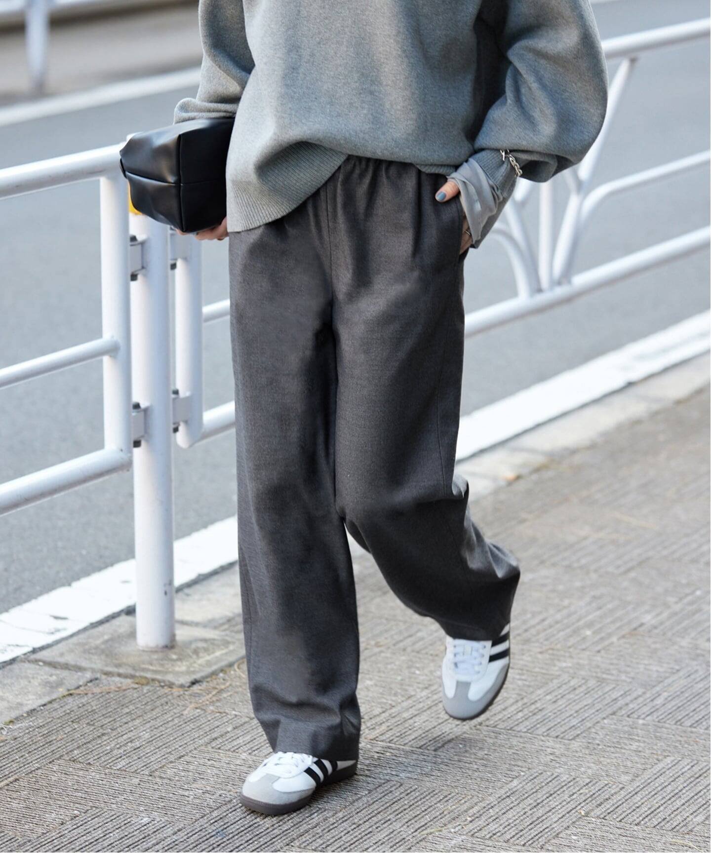 【スローブ イエナ/SLOBE IENA】の《3サイズ展開/WEB限定/追加2 》ウール混ドロストイージースラックス インテリア・キッズ・メンズ・レディースファッション・服の通販 founy(ファニー) ファッション Fashion レディースファッション Fashion for Women スウェット / スエット Sweatshirt, Sweatwear ストレッチ Stretch, Stretchy Fabric ストレート Straight, Straight Cut フィット Fit, Slim Fit リラックス Relax, Relaxed Fit 楽ちん Easy Fit, Comfortable ビジネス 仕事 通勤 Business / Work / Commuting 2026年 2026 グレー|ID: prp329100004751476 ipo3291000000034783210