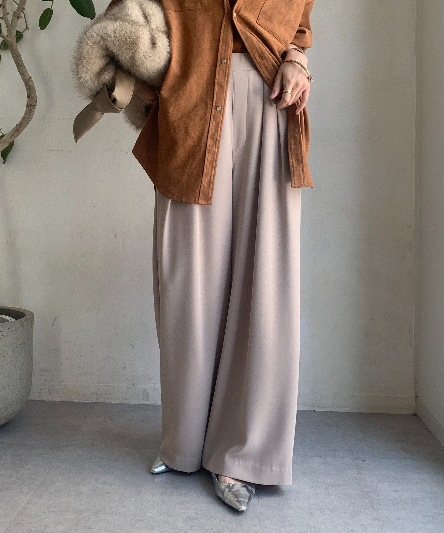 【ドゥドゥ/DouDou】の【累計販売数2万枚突破/20色4サイズ展開!】タックワイドパンツ インテリア・キッズ・メンズ・レディースファッション・服の通販 founy(ファニー) ファッション Fashion レディースファッション Fashion for Women パンツ Pants & Trousers スマート Smart, Elegant 雑誌 Magazine, Fashion Magazine フロント Front, Front Design A/W・秋冬 Autumn/Winter 冬 Winter / This Winter 再入荷 Restock / Back in Stock 2025年 2025 2025-2026秋冬・A/W Autumn/Winter 2025–26 AW25–26 ベージュ|ID: prp329100004751538 ipo3291000000034426513