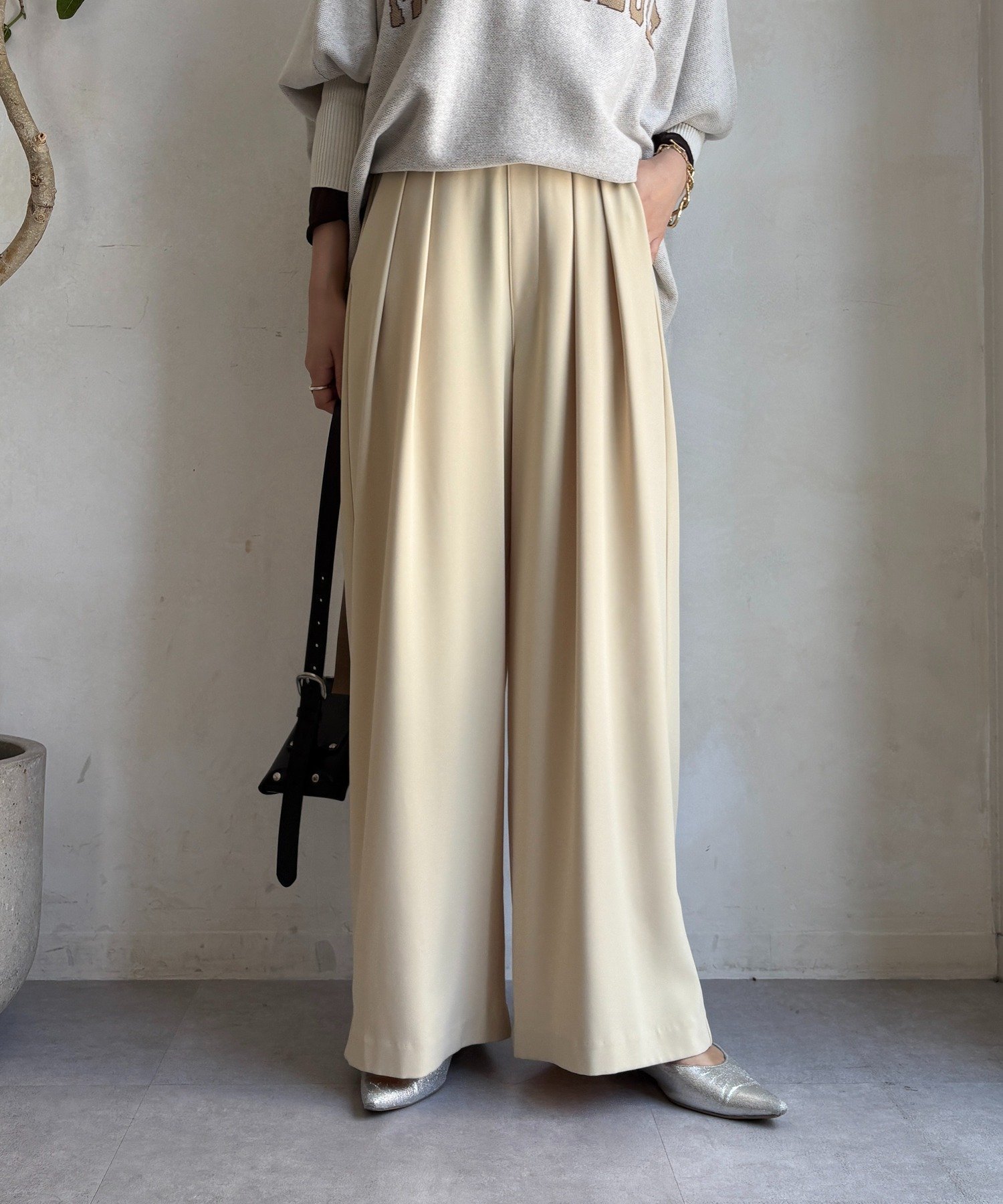 【ドゥドゥ/DouDou】の【累計販売数2万枚突破/20色4サイズ展開!】タックワイドパンツ インテリア・キッズ・メンズ・レディースファッション・服の通販 founy(ファニー) ファッション Fashion レディースファッション Fashion for Women パンツ Pants & Trousers スマート Smart, Elegant 雑誌 Magazine, Fashion Magazine フロント Front, Front Design A/W・秋冬 Autumn/Winter 冬 Winter / This Winter 再入荷 Restock / Back in Stock 2025年 2025 2025-2026秋冬・A/W Autumn/Winter 2025–26 AW25–26 イエロー|ID: prp329100004751538 ipo3291000000034426518