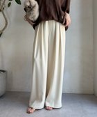 【ドゥドゥ/DouDou】の【累計販売数2万枚突破/20色4サイズ展開!】タックワイドパンツ レモンイエロー|ID: prp329100004751538 ipo3291000000034426520