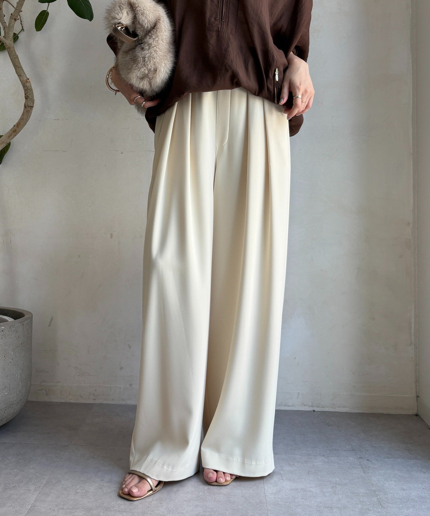 【ドゥドゥ/DouDou】の【累計販売数2万枚突破/20色4サイズ展開!】タックワイドパンツ インテリア・キッズ・メンズ・レディースファッション・服の通販 founy(ファニー) ファッション Fashion レディースファッション Fashion for Women パンツ Pants & Trousers スマート Smart, Elegant 雑誌 Magazine, Fashion Magazine フロント Front, Front Design A/W・秋冬 Autumn/Winter 冬 Winter / This Winter 再入荷 Restock / Back in Stock 2025年 2025 2025-2026秋冬・A/W Autumn/Winter 2025–26 AW25–26 レモンイエロー|ID: prp329100004751538 ipo3291000000034426520