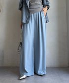 【ドゥドゥ/DouDou】の【累計販売数2万枚突破/20色4サイズ展開!】タックワイドパンツ サックスブルー|ID: prp329100004751538 ipo3291000000034426526