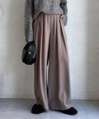 【ドゥドゥ/DouDou】の【累計販売数2万枚突破/20色4サイズ展開!】タックワイドパンツ モカ|ID: prp329100004751538 ipo3291000000034426535