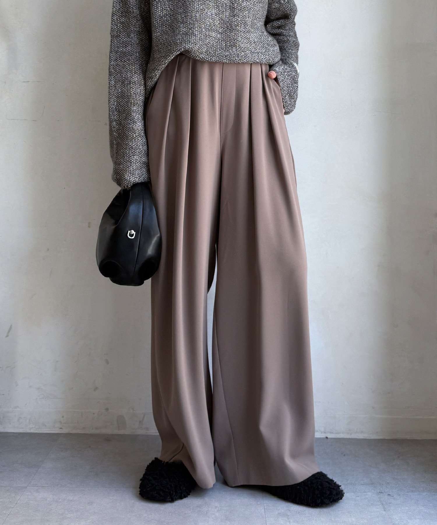 【ドゥドゥ/DouDou】の【累計販売数2万枚突破/20色4サイズ展開!】タックワイドパンツ インテリア・キッズ・メンズ・レディースファッション・服の通販 founy(ファニー) ファッション Fashion レディースファッション Fashion for Women パンツ Pants & Trousers スマート Smart, Elegant 雑誌 Magazine, Fashion Magazine フロント Front, Front Design A/W・秋冬 Autumn/Winter 冬 Winter / This Winter 再入荷 Restock / Back in Stock 2025年 2025 2025-2026秋冬・A/W Autumn/Winter 2025–26 AW25–26 モカ|ID: prp329100004751538 ipo3291000000034426535