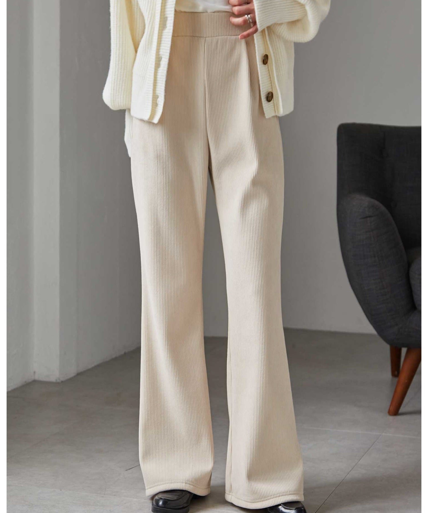 【ラナン/Ranan】のRanan/あったか裏ベロアニットコールフレアパンツ 人気、トレンドファッション・服の通販 founy(ファニー) ファッション Fashion レディースファッション Fashion for Women パンツ Pants & Trousers カットソー Cut and Sewn Top コーデュロイ Corduroy, Cord Fabric シンプル Simple, Minimal チュニック Tunic, Long Top フレア Flare, Flared フロント Front, Front Design ベロア Velour, Soft Velvet ボンディング Bonding, Bonded Fabric ポケット Pocket, Pocket Detail 冬 Winter / This Winter other-1|ID: prp329100004751544 ipo3291000000034478367