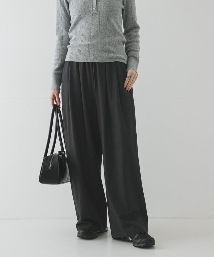 【アーバンリサーチ/URBAN RESEARCH】の『3サイズ展開』『イージーケア』 ウール混タックギャザーストレートパンツ インテリア・キッズ・メンズ・レディースファッション・服の通販 founy(ファニー) https://founy.com/ ファッション Fashion レディースファッション Fashion for Women パンツ Pants & Trousers 洗える Machine Washable ギャザー Gathered, Ruffled ストレート Straight, Straight Cut 人気 Popular, Best Seller ワイド Wide, Wide Fit A/W・秋冬 Autumn/Winter 冬 Winter / This Winter おすすめ Recommended / Our Picks 2025年 2025 2025-2026秋冬・A/W Autumn/Winter 2025–26 AW25–26 |ID: prp329100004751566 ipo3291000000035159405