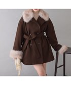 【ナイスクラップ/NICE CLAUP】の3WAY衿袖ファーミドルコート 人気、トレンドファッション・服の通販 founy(ファニー) ファッション Fashion レディースファッション Fashion for Women アウター Coat / Outerwear Collection コート・ロングコート・ピーコート Long Coats, Peacoats & More スタンド Stand Collar, Upright Stand フェミニン Feminine, Girly ボトム Bottoms, Lower Wear 防寒 Cold Protection, Winter-Ready ミドル Middle Length, Mid Height ロング Long, Long-Length 冬 Winter / This Winter 再入荷 Restock / Back in Stock おすすめ Recommended / Our Picks 2025年 2025 2025-2026秋冬・A/W Autumn/Winter 2025–26 AW25–26 thumbnail ブラウン|ID: prp329100004751576 ipo3291000000034465641