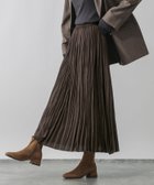 【グローバルワーク/GLOBAL WORK】のワッシャープリーツスカート/603882 人気、トレンドファッション・服の通販 founy(ファニー) ファッション Fashion レディースファッション Fashion for Women スカート Skirts プリーツスカート / 上品フェミニンスタイル Pleated Skirts おすすめ Recommended / Our Picks スウェット / スエット Sweatshirt, Sweatwear フレア Flare, Flared プリーツ Pleats, Pleated ランダム Random, Irregular ロング Long, Long-Length thumbnail ブラウン58|ID: prp329100004751577 ipo3291000000034359428