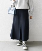 【シップス フォー ウィメン/SHIPS】のSHIPS any エア ニードル タック ミディ スカート ネイビー|ID: prp329100004751596 ipo3291000000034784132