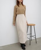 【バブ ブージュルード/Bab Bou Jeloud】の【選べる2タイプ / 低身長~高身長向けサイズあり】スウェードロングスカート IVORY|ID: prp329100004751604 ipo3291000000034652050