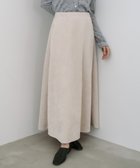 【バブ ブージュルード/Bab Bou Jeloud】の【選べる2タイプ / 低身長~高身長向けサイズあり】スウェードロングスカート IVORY-A|ID: prp329100004751604 ipo3291000000034652058