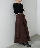 【バブ ブージュルード/Bab Bou Jeloud】の【選べる2タイプ / 低身長~高身長向けサイズあり】スウェードロングスカート BROWN-A|ID: prp329100004751604 ipo3291000000034652059