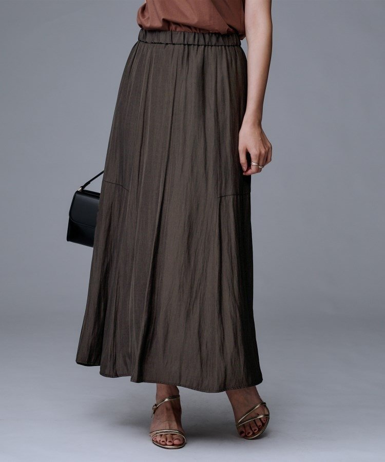 【アンタイトル/UNTITLED】の【秋冬兼用/1枚で着映え】ソフト裾フレアスカート インテリア・キッズ・メンズ・レディースファッション・服の通販 founy(ファニー) ファッション Fashion レディースファッション Fashion for Women スカート Skirts Aライン・フレアスカート A-Line & Flared Skirts エレガント 上品 Elegant 秋 Autumn スマート Smart, Elegant フィット Fit, Slim Fit フレア Flare, Flared プレーン Plain, Simple ポケット Pocket, Pocket Detail ロング Long, Long-Length 冬 Winter / This Winter A/W・秋冬 Autumn/Winter おすすめ Recommended / Our Picks ブラウン|ID: prp329100004751614 ipo3291000000034444622