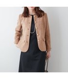 【ニューヨーカー/NEWYORKER】のカラーモールツィード ノーカラージャケット 人気、トレンドファッション・服の通販 founy(ファニー) ファッション Fashion レディースファッション Fashion for Women アウター Coat / Outerwear Collection レディースジャケット・軽アウター Jackets ノーカラージャケット / シンプル上品コーデ Collarless Jackets カッティング Cutting Detail クラシカル Classical, Vintage-Inspired コンパクト Compact, Small Size ジャケット Jacket, Outerwear ツイード／ツィード Choker, Choker Necklace ポケット Pocket, Pocket Detail ミックス Mix, Mixed Style メタル Metal, Metal Parts リラックス Relax, Relaxed Fit A/W・秋冬 Autumn/Winter おすすめ Recommended / Our Picks ビジネス 仕事 通勤 Business / Work / Commuting thumbnail キャメル|ID: prp329100004751627 ipo3291000000034600135
