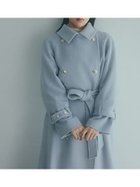 【スナイデル/SNIDEL】のウールカシミヤスタンドカラーコート LBLU[081]|ID:prp329100004751660