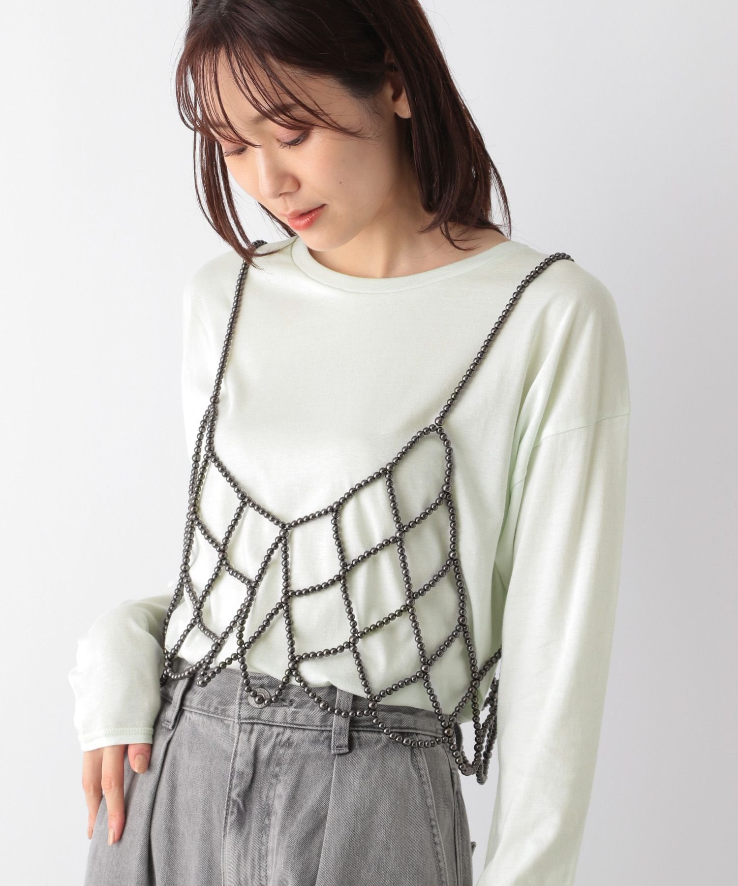 【グローバルワーク/GLOBAL WORK】のヘビロッTeeセミシアーT長袖/115474 インテリア・キッズ・メンズ・レディースファッション・服の通販 founy(ファニー)  ファッション Fashion レディースファッション Fashion for Women トップス・カットソー Cut & Sew Tops インナー Innerwear カットソー Cut and Sewn Top シアー Sheer, See-Through スウェット / スエット Sweatshirt, Sweatwear トレンド Trend, Trending Now ベーシック Basic, Essential 抗菌 Antibacterial, Bacteria-Resistant 長袖 Long Sleeve, Full Sleeve グレイッシュミント72|ID: prp329100004751663 ipo3291000000034360898