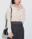 【ビームス ウイメン/BEAMS】のベロア シャーリング ロングスリーブ 人気、トレンドファッション・服の通販 founy(ファニー) ファッション Fashion レディースファッション Fashion for Women トップス・カットソー Cut & Sew Tops ベロアトップス Velour Tops / Velvet-Look Items おすすめ Recommended / Our Picks なめらか Smooth, Silky Texture インナー Innerwear カットソー Cut and Sewn Top シャーリング Shirring, Ruched ジャケット Jacket, Outerwear スリーブ Sleeve, Long Sleeve / Short Sleeve トレンド Trend, Trending Now フィット Fit, Slim Fit ベロア Velour, Soft Velvet ロング Long, Long-Length thumbnail IVORY|ID: prp329100004751717 ipo3291000000034361577