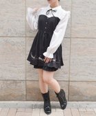 【アクシーズファム/axes femme】のメロディー刺繍セットアップ 人気、トレンドファッション・服の通販 founy(ファニー) ファッション Fashion レディースファッション Fashion for Women セットアップ Matching Sets クラシカル Classical, Vintage-Inspired ショート Short, Short Length セットアップ Set-Up, Coordinated Outfit チュニック Tunic, Long Top thumbnail 黒|ID: prp329100004751733 ipo3291000000034361785