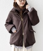 【シップス フォー ウィメン/SHIPS】の【WEB限定】2WAY フェイクファー 中綿 ブルゾン ブラウン|ID: prp329100004751748 ipo3291000000034850925