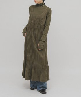 【ケービーエフ/KBF / URBAN RESEARCH】のピーチスキンプリーツワンピース 人気、トレンドファッション・服の通販 founy(ファニー) ファッション Fashion レディースファッション Fashion for Women ワンピース Dresses 2025年 2025 2025-2026秋冬・A/W Autumn/Winter 2025–26 AW25–26 冬 Winter / This Winter インナー Innerwear フレア Flare, Flared プリーツ Pleats, Pleated リボン Ribbon, Bow A/W・秋冬 Autumn/Winter |ID:prp329100004751764