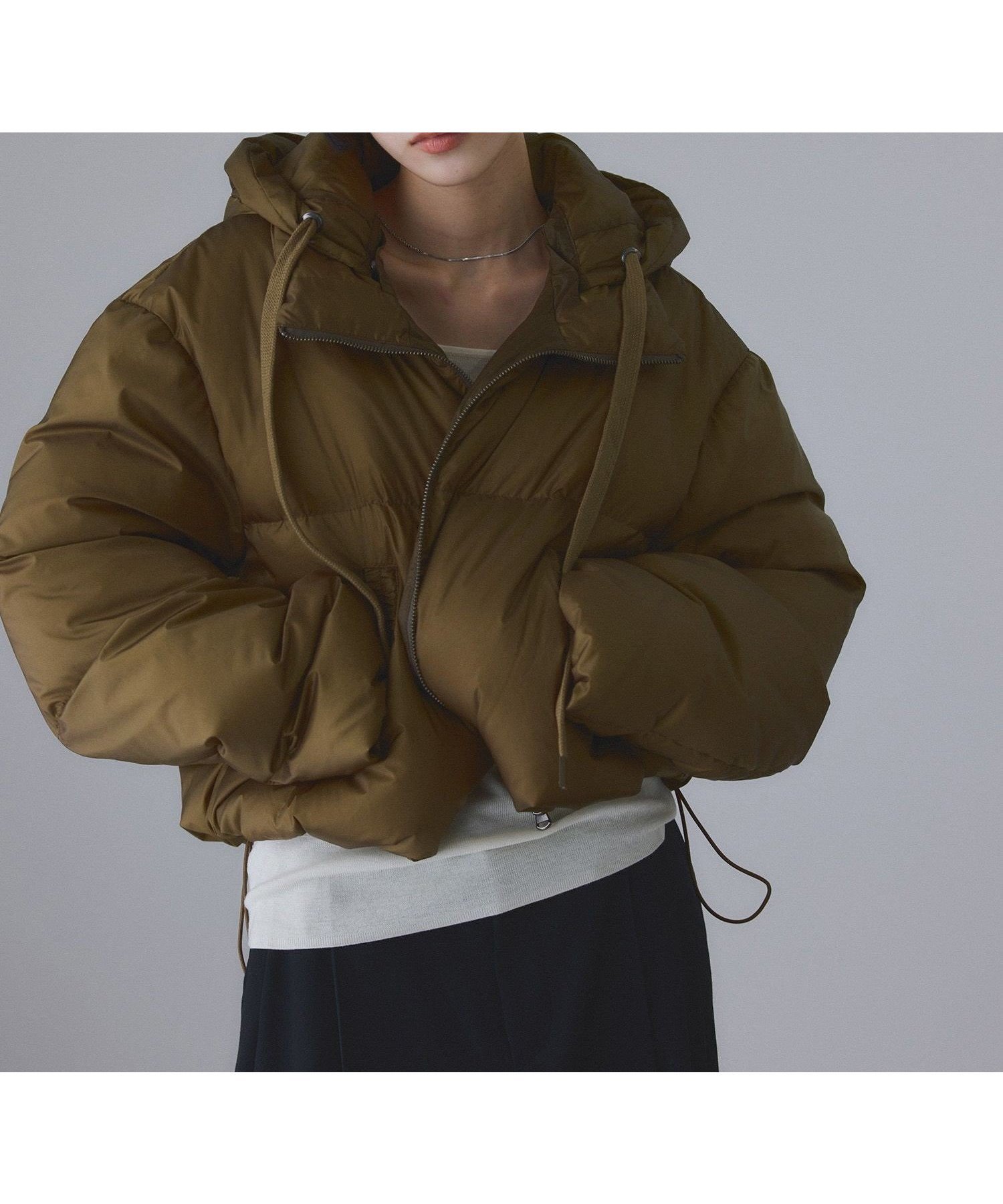 【アダム エ ロペ/ADAM ET ROPE'】の【サステナブル】2WAYフーディショートダウン/撥水 インテリア・キッズ・メンズ・レディースファッション・服の通販 founy(ファニー) 　ファッション　Fashion　レディースファッション　Fashion for Women　コンパクト　Compact, Small Size　シャーリング　Shirring, Ruched　ショート　Short, Short Length　ジャケット　Jacket, Outerwear　スタンド　Stand Collar, Upright Stand　スラックス　Slacks, Dress Pants　タフタ　Taffeta, Structured Fabric　ダウン　Down, Puffer　デニム　Denim, Jeans Material　パーカー　Hoodie, Parka　フェザー　Feather, Feather Detail　ベーシック　Basic, Essential　ポケット　Pocket, Pocket Detail　ミドル　Middle Length, Mid Height　A/W・秋冬　Autumn/Winter　おすすめ　Recommended / Our Picks　2026年　2026　ブラウン(22)|ID: prp329100004751783 ipo3291000000034985335