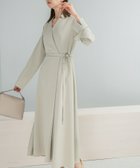 【アーバンリサーチ ロッソ/URBAN RESEARCH ROSSO】のベルトデザインカシュクールワンピース ライトベージュ|ID: prp329100004751804 ipo3291000000034644808