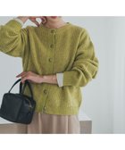 【アーバンリサーチ ドアーズ/URBAN RESEARCH DOORS】のハミルトンウール畦クルーネックカーディガン 人気、トレンドファッション・服の通販 founy(ファニー) ファッション Fashion レディースファッション Fashion for Women トップス・カットソー Cut & Sew Tops カーディガン・羽織り Layered Style Cardigans アンティーク Antique-Inspired 畦 Ribbed Knit カーディガン Cardigan, Knitwear ショート Short, Short Length シルバー Silver, Metallic Silver シンプル Simple, Minimal ドット Polka Dot, Dot Pattern バランス Balance, Style Balance フロント Front, Front Design ボトム Bottoms, Lower Wear A/W・秋冬 Autumn/Winter 冬 Winter / This Winter エレガント 上品 Elegant 2025年 2025 2025-2026秋冬・A/W Autumn/Winter 2025–26 AW25–26 thumbnail PISTACHIO|ID: prp329100004751831 ipo3291000000034780782