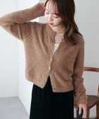 【ディスコート/Discoat】のフェザーヤーンクルーカーディガン《WEB限定カラーあり》 モカ|ID: prp329100004751867 ipo3291000000034832439