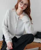 【ディスコート/Discoat】のフェザーヤーンクルーカーディガン《WEB限定カラーあり》 グレー|ID: prp329100004751867 ipo3291000000034832440