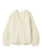 【フレイ アイディー/FRAY I.D】のダブルフェイスラクーンカーディガン 人気、トレンドファッション・服の通販 founy(ファニー) ファッション Fashion レディースファッション Fashion for Women トップス・カットソー Cut & Sew Tops カーディガン・羽織り Layered Style Cardigans カーディガン Cardigan, Knitwear スマート Smart, Elegant ダブル Double, Double-Breasted ドット Polka Dot, Dot Pattern フェイス Face, Facial Design フロント Front, Front Design プリント Print, Printed Pattern ポケット Pocket, Pocket Detail おすすめ Recommended / Our Picks thumbnail WHT[001]|ID: prp329100004751905 ipo3291000000034636229