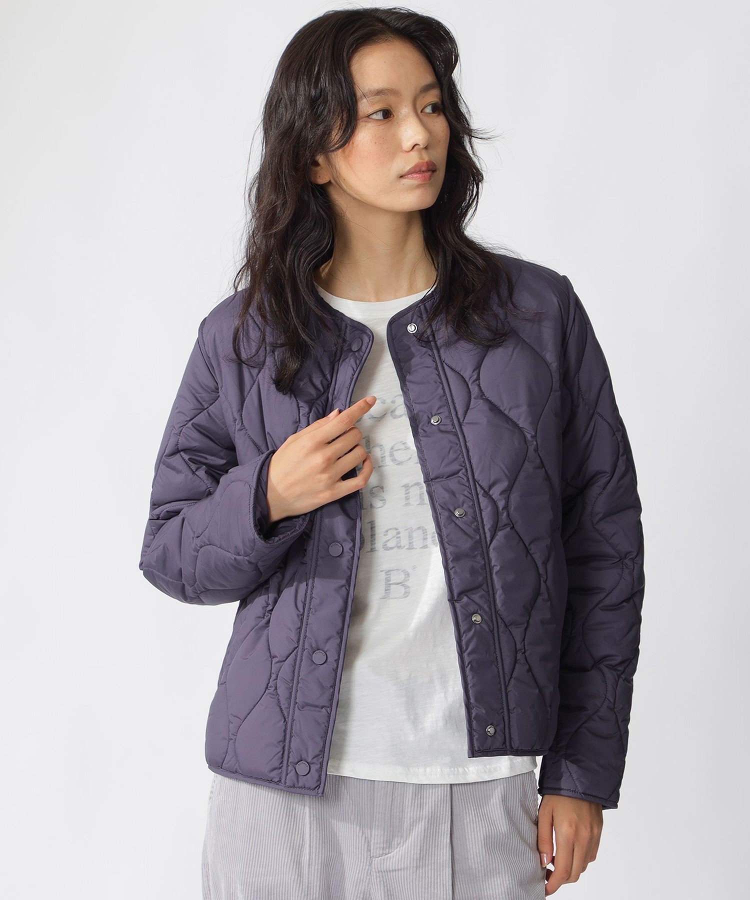 【エコアルフ/ECOALF】のMUSA キルト ジャケット / MUSA JACKET WOMAN インテリア・キッズ・メンズ・レディースファッション・服の通販 founy(ファニー)  ファッション Fashion レディースファッション Fashion for Women アウター Coat / Outerwear Collection レディースジャケット・軽アウター Jackets キルト Quilt, Quilted Fabric シェイプ Shape, Slim Fit ショート Short, Short Length ジャケット Jacket, Outerwear モダン Modern, Contemporary リラックス Relax, Relaxed Fit 人気 Popular, Best Seller 定番 Standard, Basic Item 軽量 Lightweight, Ultra Light パープル|ID: prp329100004752119 ipo3291000000034367425