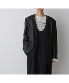 【ナノ ユニバース/nano universe】の「STEVELOUR」サテンノーカラージャケット(セットアップ可) 人気、トレンドファッション・服の通販 founy(ファニー) ファッション Fashion レディースファッション Fashion for Women アウター Coat / Outerwear Collection レディースジャケット・軽アウター Jackets ノーカラージャケット / シンプル上品コーデ Collarless Jackets インナー Innerwear 今季 This Season, Current Season サテン Satin, Glossy Fabric ジャケット Jacket, Outerwear スタイリッシュ Stylish, Fashionable セットアップ Set-Up, Coordinated Outfit デニム Denim, Jeans Material ベロア Velour, Soft Velvet ベーシック Basic, Essential モダン Modern, Contemporary ロング Long, Long-Length おすすめ Recommended / Our Picks エレガント 上品 Elegant 入学式 Entrance Ceremony 卒業式 Graduation Ceremony 結婚式 Wedding 二次会 After Party ビジネス 仕事 通勤 Business / Work / Commuting 2025年 2025 2025-2026秋冬・A/W Autumn/Winter 2025–26 AW25–26 thumbnail ブラック|ID: prp329100004752171 ipo3291000000034368574