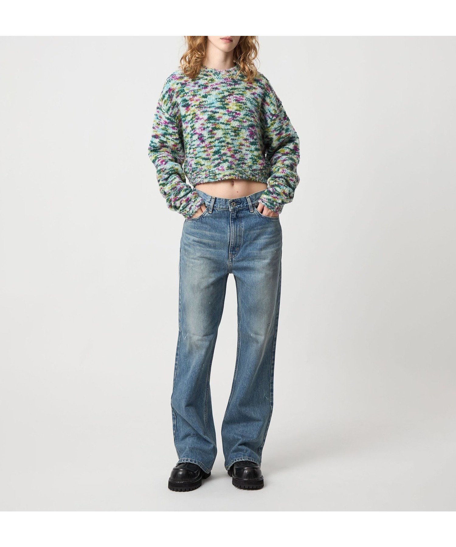 【ビューティ&ユース ユナイテッドアローズ/BEAUTY&YOUTH / UNITED ARROWS】の6(ROKU) ウールコットン ミックス ニット プルオーバー インテリア・キッズ・メンズ・レディースファッション・服の通販 founy(ファニー) ファッション Fashion レディースファッション Fashion for Women トップス・カットソー Cut & Sew Tops ニット Knit Tops & Sweaters カジュアルプルオーバー・ニットトップス Pullovers & Knit Tops / Casual Pullovers カラフル Colorful Design コンパクト Compact, Small Size ショート Short, Short Length ミックス Mix, Mixed Style ループ Loop, Loop Knit A/W・秋冬 Autumn/Winter KELLY|ID: prp329100004752183 ipo3291000000034512202