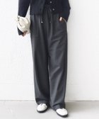 【シップス フォー ウィメン/SHIPS】の手洗い可能 両面起毛 ポケット デザイン ドロスト パンツ ダークグレー|ID: prp329100004752284 ipo3291000000034819876