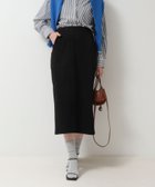 【ノーリーズ/NOLLEY'S】の《セットアップ対応》スエード×リブワークスカート ブラック|ID: prp329100004752291 ipo3291000000034498530