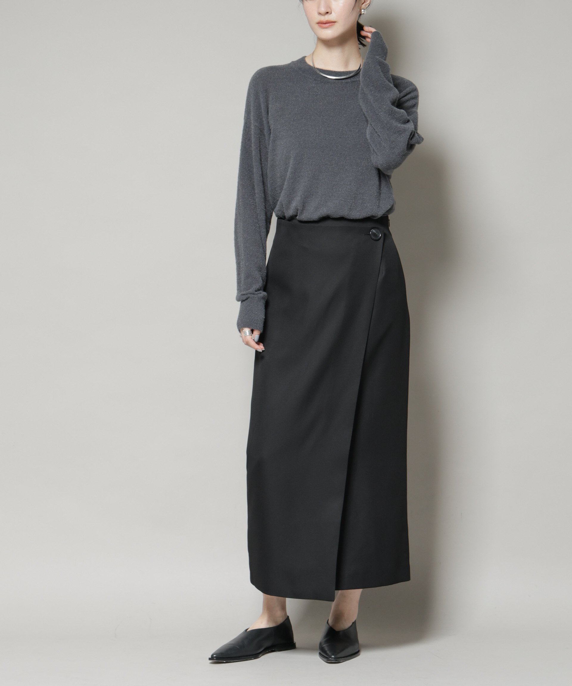 【ナノ ユニバース/nano universe】のラップ風スカート インテリア・キッズ・メンズ・レディースファッション・服の通販 founy(ファニー)  ファッション Fashion レディースファッション Fashion for Women スカート Skirts ウォッシャブル Machine Washable シンプル Simple, Minimal ラップ Wrap, Wrap Design A/W・秋冬 Autumn/Winter アウトレット Outlet / Clearance おすすめ Recommended / Our Picks エレガント 上品 Elegant 2025年 2025 2025-2026秋冬・A/W Autumn/Winter 2025–26 AW25–26 ブラック|ID: prp329100004752293 ipo3291000000034370201