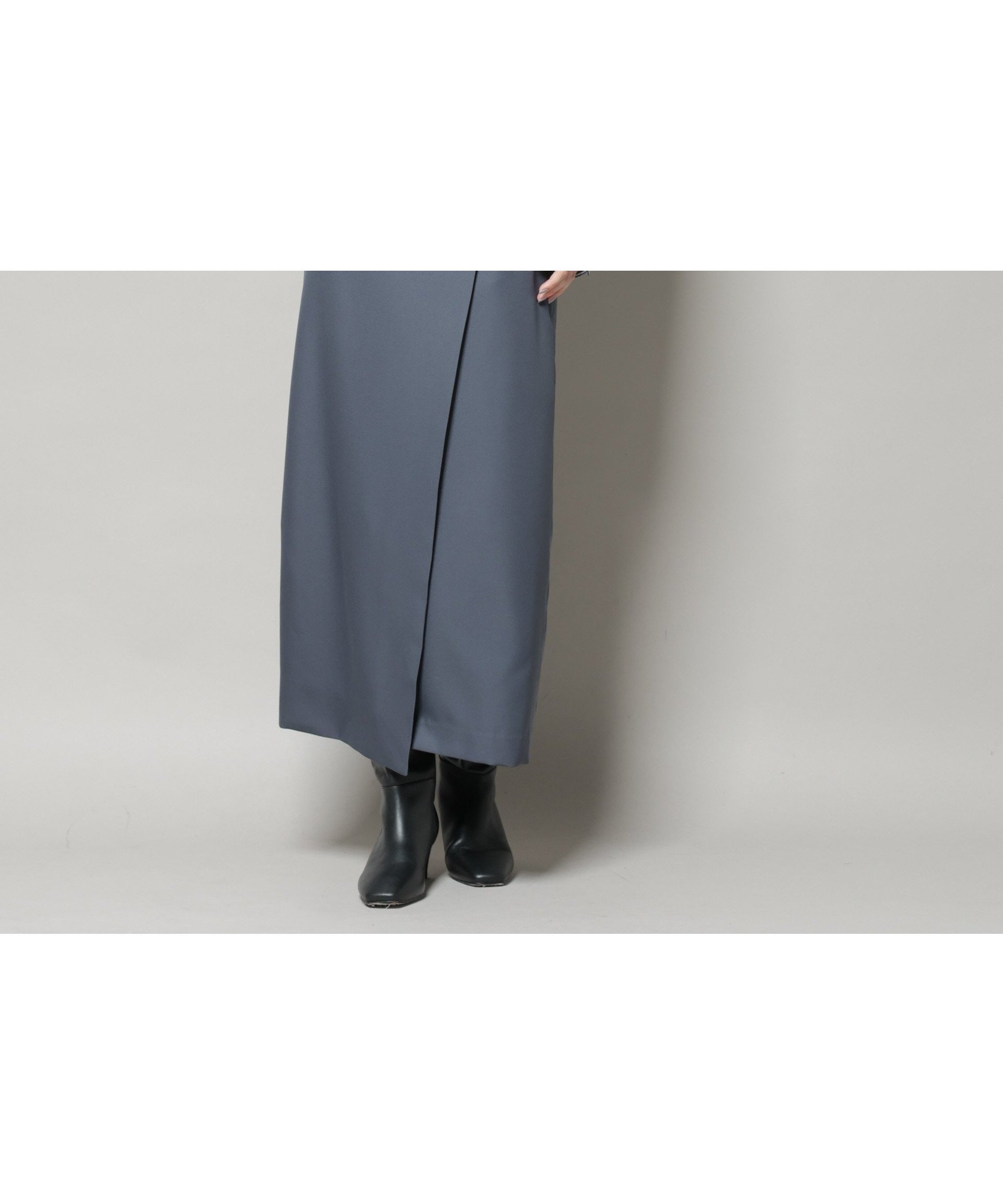 【ナノ ユニバース/nano universe】のラップ風スカート インテリア・キッズ・メンズ・レディースファッション・服の通販 founy(ファニー)  ファッション Fashion レディースファッション Fashion for Women スカート Skirts ウォッシャブル Machine Washable シンプル Simple, Minimal ラップ Wrap, Wrap Design A/W・秋冬 Autumn/Winter アウトレット Outlet / Clearance おすすめ Recommended / Our Picks エレガント 上品 Elegant 2025年 2025 2025-2026秋冬・A/W Autumn/Winter 2025–26 AW25–26 グレー|ID: prp329100004752293 ipo3291000000034370203