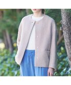 【ドレステリア/DRESSTERIOR】の【CLASSY.12月号掲載】ループヤーンショートジャケット ライトベージュ|ID: prp329100004752313 ipo3291000000034509441