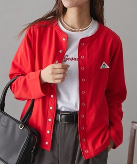 【チャオパニックティピー/CIAOPANIC TYPY】の【GEVACO】裏毛クルーネックカーディガン 人気、トレンドファッション・服の通販 founy(ファニー) ファッション Fashion レディースファッション Fashion for Women トップス・カットソー Cut & Sew Tops カーディガン・羽織り Layered Style Cardigans アクセサリー Fashion Accessories カットソー Cut and Sewn Top カーディガン Cardigan, Knitwear シンプル Simple, Minimal デニム Denim, Jeans Material フェミニン Feminine, Girly フロント Front, Front Design ポケット Pocket, Pocket Detail ワーク Workwear, Utility Style おすすめ Recommended / Our Picks エレガント 上品 Elegant |ID:prp329100004752321